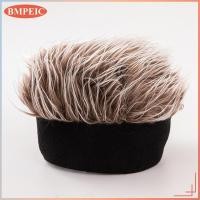 ราคา BMPEIC หมวกวิกผมผู้ชายหมวกวิกผมทรงสั้นมีกระบังหน้ากันแดดหมวกวิกผมย้อนยุคหมวกลำลองปรับได้หมวกสั้น (24978704832)