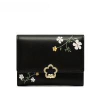 ราคา กระเป๋าสตางค์หนัง PU ทรงสั้นลายดอกไม้ 3 ช่อง กระเป๋าใส่เหรียญแฟชั่นสำหรับผู้หญิง กระเป๋าสะพายข้างสุดเก๋จาก China (24815219621)