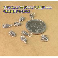 ราคา เงินแท้ S925มังกรปลาทำเก่าสไตล์จีนเชือกถักมือสร้อยคอไข่มุกตะขอเกี่ยวอุปกรณ์เสริม DIY (21340722912)