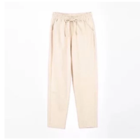 ราคา B001 กางเกงขายาว ผ้าลินินผ้าฝ้าย ขายา ว 5 ส่วน (22822749368)