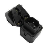 ราคา High quality IEC 320 C14 Male to C13 Female 10A Power Adapter PDU UPS (626146167)