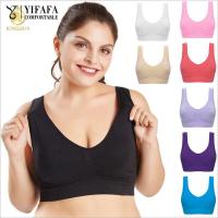 ราคา Push up Bras Set Women Seamless Sport Bra Big Size 3XL Bra Padded Wireless Kq (22878728460)