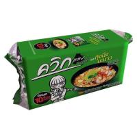 ราคา ไวไว ควิก บะหมี่กึ่งสำเร็จรูป รสกุ้งนึ่งมะนาว ขนาด 55 กรัม x 10 ซอง (22520168023)