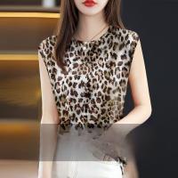 ราคา เสื้อกั๊กแขนสั้นหลวมๆ ลายเสือดาว ทรงเข้ารูป สำหรับผู้หญิง ฤดูร้อน 2025 ใหม่ เสื้อกั๊กแขนกุด แฟชั่น เสื้อผ้าทำงาน (24802447164)