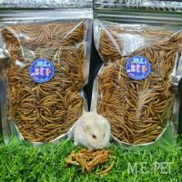 ราคา หนอนนกอบแห้ง หนอนนกสำหรับสัตว์เลี้ยง หนอนนกอบแห้งใหม่ เกรดคัดพิเศษ สะอาด M E PET 100กรัม (4056346594)