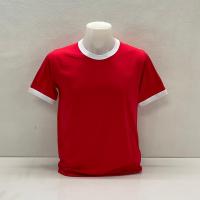 ราคา เสื้อยืดคอกลมกุ๊นขอบคอและแขนสลับสี (20697807623)