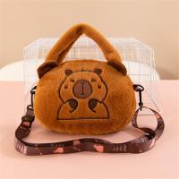 ราคา HUIIUH กระเป๋าตุ๊กตา Capybara สะพายข้างสำหรับเด็กกระเป๋าน่ารักเด็กผู้หญิงกระเป๋าถือสะพายไหล่กระเป๋าผ้ากำมะหยี่ (24158122030)