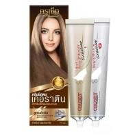 ราคา CRUSET ครูเซ็ท ครีมยืดผม เคอราติน 60 มล Cruset Keratin Hair Straightener Cream 60 170 ml (23532896023)