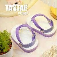 ราคา taotae รองเท้าแตะเด็ก สไตล์ ช้างดาว สีม่วง (10715871224)