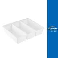 ราคา HomePro กล่องแบ่งช่อง 3 ช่อง STACKO TLR 103 29x23 8x6 3 ซม สีขาว แบรนด์ STACKO (17424386669)