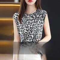 ราคา เสื้อกั๊กแขนสั้นหลวมๆ ลายเสือดาว ทรงเข้ารูป สำหรับผู้หญิง ฤดูร้อน 2025 ใหม่ เสื้อกั๊กแขนกุด แฟชั่น เสื้อผ้าทำงาน (24802447155)