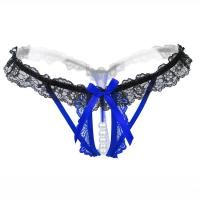 ราคา L L กางเกงในเซ็กซี่ กกน กกนเซ็กซี่ กางเกงในมุก กางเกงในเปิดเป้า จีสตริง G string กางเกงในลูกไม้ 45 80KG 2167 (16294355812)