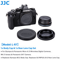 ราคา JJC ชุดฝาปิดตัวและฝาครอบเลนส์หลังสำหรับ Olympus OM D E M10 Mark Iv OM D E M1X E M10 Mark Iiiii Panasonic G9 G100D GH6 G100K G100DK LX100M2และอีกมากมาย4 3กล้องติดตั้ง เลนส์ (22687403794)