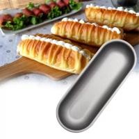 ราคา พิมพ์ฮอทดอก แม่พิมพ์ขนมปังรูปไข่ พิมพ์ขนมปัง พิมพ์ขนมปังฮอทดอก hotdog buns ขนาด 7 นิ้ว สีเทา (15786257039)