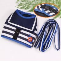 ราคา PC 399 สายจูงสัตว์เลี้ยงเสื้อกะลาสี สายจูงรัดอก สายจูงน้องหมา น้องแมว ลายกะลาสีเรือ ราคาถูก พร้อมส่ง (16955909109)