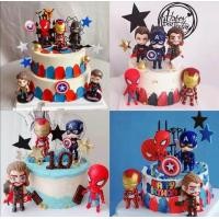 ราคา โมเดลตกแต่งเค้กแอดเวนเจอร์ ซุปเปอร์ฮีโร่ เซ็ต6ชิ้น (8565522780)