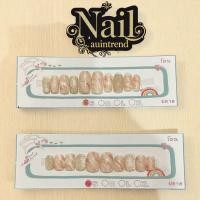 ราคา เล็บเจลแท้ สีน้ำตาลลายหินอ่อน สวย เงางาม แถมฟรี กาว ตะไบ (24869085223)