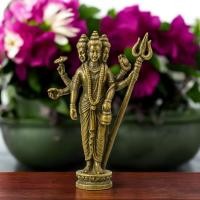 ราคา พระตรีมูรติ งานทองเหลือง บูชาองค์เดียวครบทุกด้าน ทั้งความรัก การงาน โชคลาภ ขนาด 2 4 3 7 cm (24695373868)