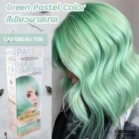 ราคา แคร์บิว พาสเทล T06 สีเขียวพาสเทล สีย้อมผม ครีมย้อมผม สีผม 100ml Carebeau T06 Green Pastel Hair Color Cream (9017876893)