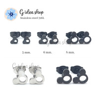 ราคา ต่างหูมิกกี้เมาส์ ต่างหูสแตนเลสแท้ 316L ราคา1คู่ ใส่ติดหูได้ทุกวัน (21516678704)