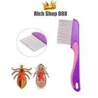 ราคา หวีสางเหา หวีสางเหา หวีเสนียด หวีเหาไข่เหาหลุด ซี่ฟันสแตนเลส แบบมีด้ามจับ หวีกำจัดเหา กำจัดไข่เหา ไม่ดึงผม ไม่เจ็บหัว (16913806015)