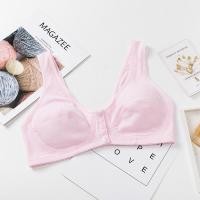 ราคา เสื้อชั้นในกระดุมหน้า ผ้าฝ้าย เก็บทรง ไม่มีโครงไม่มีฟองน้ำ ระบายอากาศได้ดี (24532681199)