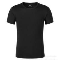 ราคา เสื้อยืด เสื้อกีฬา เสื้อกีฬาหญิง เสื้อกีฬาชาย เสื้อคอกลม ผ้าไมโครนุ่มรื่น ไม่ร้อน แห้งเร็ว Sports T shirt solid color (22922647858)