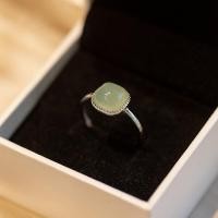 ราคา แหวนหยกฮั่ฟเต้ แหวนหยกสีขาว แหวนทรงสี่เหลี่ยมเล็กสำหรับผู้หญิง ดีไซน์เรียบง่าย แหวนหยกสีม่วง แหวนหยกสีขาว แหวนหยกสีม่วง (23903344116)