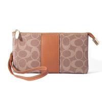 ราคา กระเป๋าสตางค์หนัง PU แฟชั่นสำหรับผู้หญิง กระเป๋าสตางค์แบบหนังสือพิมพ์ลายเรขาคณิต กระเป๋าสตางค์แบบสั้น กระเป๋าสตางค์แบบมีสายสะพายไหล่ (24766959145)