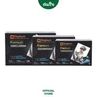 ราคา Elephant ตราช้าง พลาสติกเคลือบบัตร 125 ไมครอน ขนาด 60x90mm 65x95mm 70x110mm จำนวน 100แผ่น (17122445063)