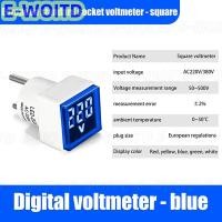 ราคา XYY AC 220V 230V Universal Square European Plug Type Household Digital AC Voltmeter Indicator Voltage Measurement Monitor (24918845873)