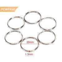ราคา PCWFKef พวงกุญแจ100ชิ้น ล็อตแบบ DIY พวงกุญแจห่วงโลหะแบบแยกห่วง (24617394115)