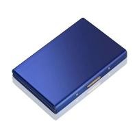 ราคา FXSAXUNN 6 10 สล็อตผู้ถือบัตรเครดิตสแตนเลสสำหรับผู้ชาย Anti RFID Travel ID Holder กล่องเดบิตกระเป๋าสตางค์ผู้หญิงโลหะประตูบัตร (24658415867)