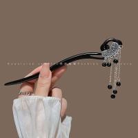 ราคา Chinese Style Wooden Tassel Hairpin for Women Vintage Elegant Hair Stick Qipao Hanfu Chinese Hairpin Hair Accessories (23232922639)