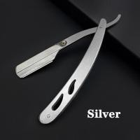 ราคา Stainless Steel Straight Edge Barber Ra zor Folding Shaving Shaver Without Blade (23022206109)