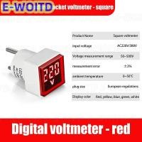 ราคา XYY AC 220V 230V Universal Square European Plug Type Household Digital AC Voltmeter Indicator Voltage Measurement Monitor (24918845870)