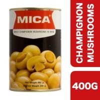 ราคา Mica Whole Champignon Mushrooms in Brine 400g ไมก้า เห็ดแชมปิญองในน้ำเกลือ 400 กรัม (11086349858)