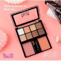 ราคา OB 1004 OBUSE EYESHADOW BLUSH SET โอบิวซ์ อายแชโดว์ บลัช เซ็ต (24633051457)