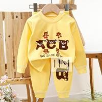 ราคา ชุดนอนแขนยาว ขายาว เสื้อผ้าเด็ก ชุดนอนกันหนาว ผ้าcotton อายุ6เดือน 3ปี (22796770020)