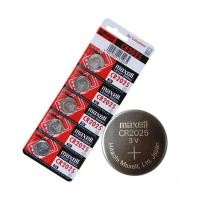 ราคา ถ่านกระดุม Maxell CR 2025 lithium battery 3V ของแท้ ไร้สารปรอท 1แผง 5ก้อน (17425455652)