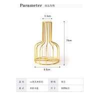 ราคา แจกันแก้วสีทอง แจกันจัดดอกไม้ แจกันโปร่งใส สำหรับตกแต่งห้องนั่งเล่น (16812222709)