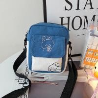 ราคา กระเป๋าสะพายข้างผ้าใบ Canvas สไตล์ญี่ปุ่นน่ารักและเรียบง่าย กระเป๋าสะพายข้างสีบล็อกสำหรับนักเรียน กระเป๋าสะพายข้างแบบสะพายข้างสำหรับเยาวชน (22265237453)