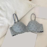 ราคา 2025 Printed Bra Student Chest Push Up Bra Cute Seamless Bra (23779817479)