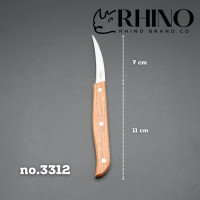 ราคา Rhino brand มีดคว้าน มีดแกะสลัก แกะเมล็ด ปอกผลไม้ ปอกมะยงชิด no 2312 3312 (16392083804)