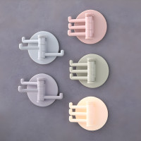 ราคา 5ชิ้น 10ชิ้น ตะขอติดผนังอเนกประสงค์ 3 ตะขอ ตะขอติดผนังพับได้ 3Wall Buddy ดีไซน์มินิมอล ตะขอติดผนังสำหรับครัวและห้องน้ำ (24244960202)