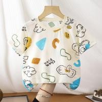 ราคา เสื้อยืดเด็ก เสื้อยืดแขนสั้นเด็กผู้ชายเด็กผู้หญิง1 12 ขวบ คอกลม ลายน่ารัก ผ้านิ่ม ใส่เย็นสาย (24539166003)