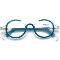 ราคา แว่นสายตายาวแบบเต็มกรอบสำหรับผู้หญิงและวินเทจผู้ชายกรอบทรงกลมฤดูใบไม้ผลิแว่นตาอ่านหนังสือด้วยกรอบป้องกันแสงสีฟ้าเกรดกรอบแว่นสีแดงกรอบสีฟ้ากรอบสีดำกรอบกึ่งโปร่งใส (23053570199)