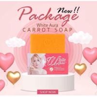 ราคา สบู่ไวท์ออร่า White aura ขนาด 160 กรัม ก้อนใหญ่ สินค้าแท้ 100 พร้อมส่งจ้า (24704161091)