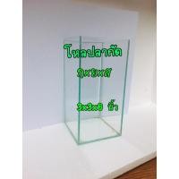 ราคา โหลปลากัด ขนาด กว้าง ยาว สูง 3x3x6 นิ้ว กระจกหนา 3 มม (17040452581)