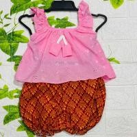 ราคา ชุดไทยเด็กผู้หญิง สายเดี่ยวผ้าลูกไม้ฉลุ 4 สี 4 9 กิโล ผ้ามันลื่นๆ สงกรานต์ ลอยกระทง ปีใหม่ไทย (24298454617)